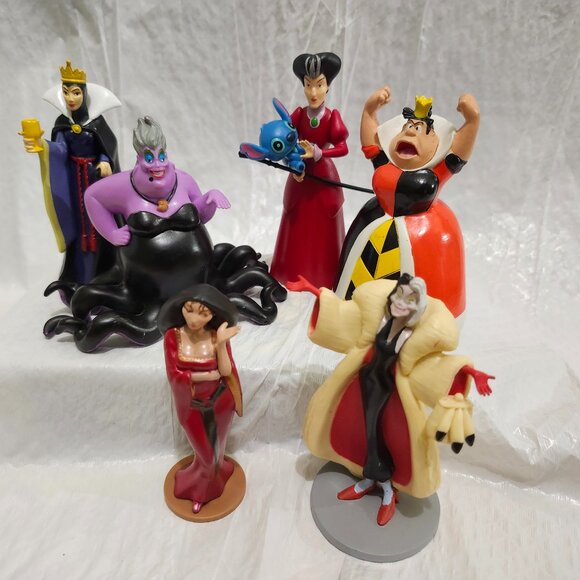 Disney Villains Mini Figures Set of 6 - Picture 1 of 7